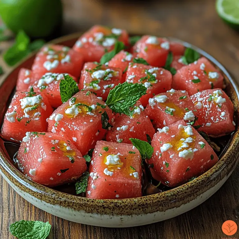 As the sun shines brighter and the days grow longer, our culinary cravings shift towards lighter, fresher dishes that embrace the essence of summer. One such dish that perfectly encapsulates this seasonal shift is the Refreshing Watermelon Feta Mint Salad. This vibrant salad is a delightful combination of sweet, juicy watermelon, creamy feta cheese, and fragrant fresh mint, creating a flavor profile that dances on the palate.