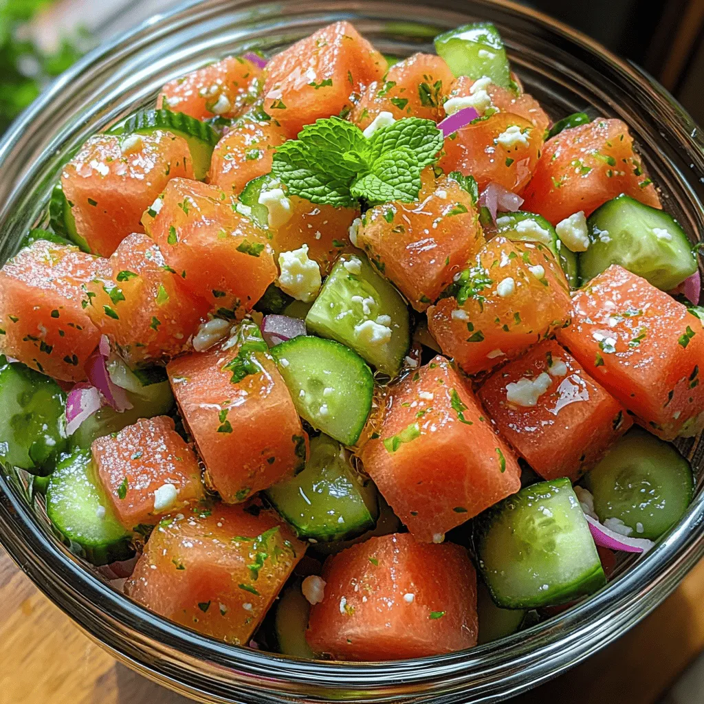 Before diving into the preparation of this delicious salad, it’s essential to understand the fantastic health benefits that its primary ingredients offer. Watermelon is not just a summertime favorite; it is also packed with nutrients that contribute to overall health.