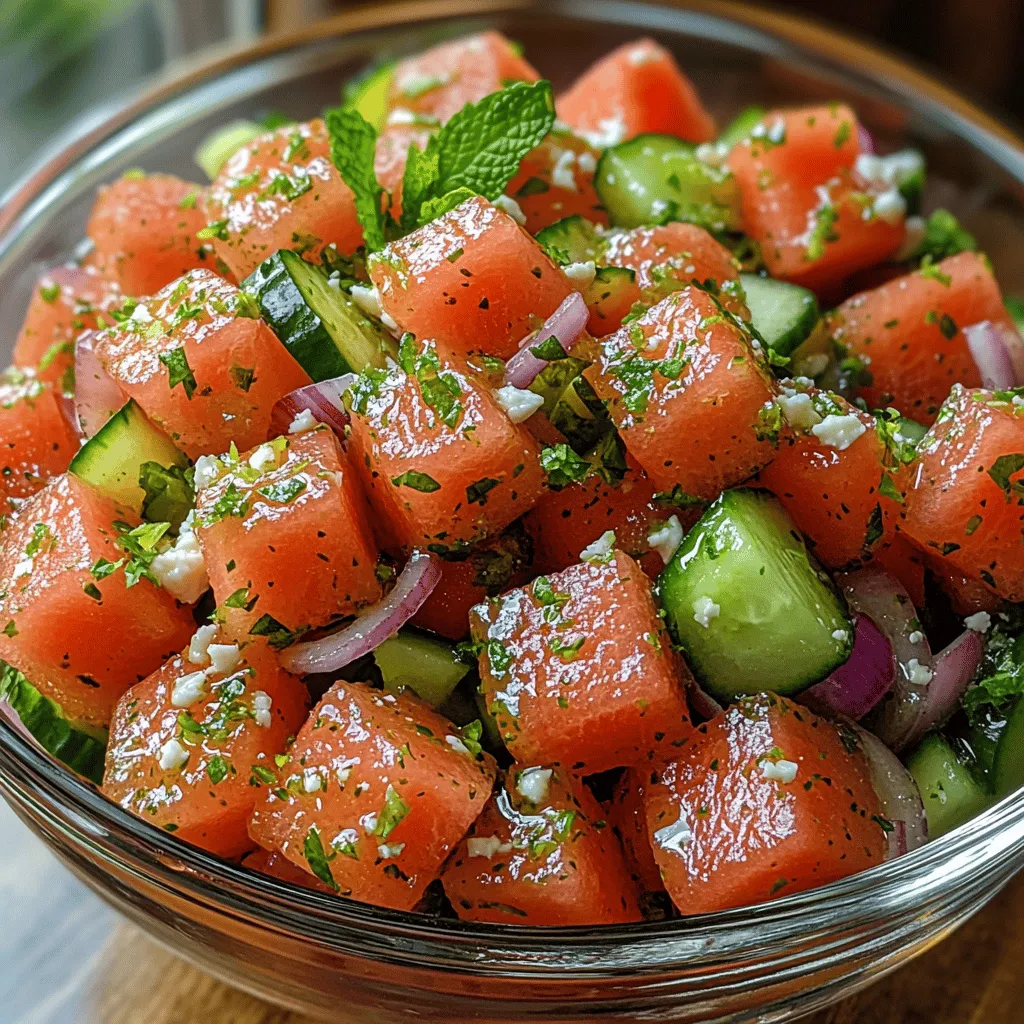 Before diving into the preparation of this delicious salad, it’s essential to understand the fantastic health benefits that its primary ingredients offer. Watermelon is not just a summertime favorite; it is also packed with nutrients that contribute to overall health.