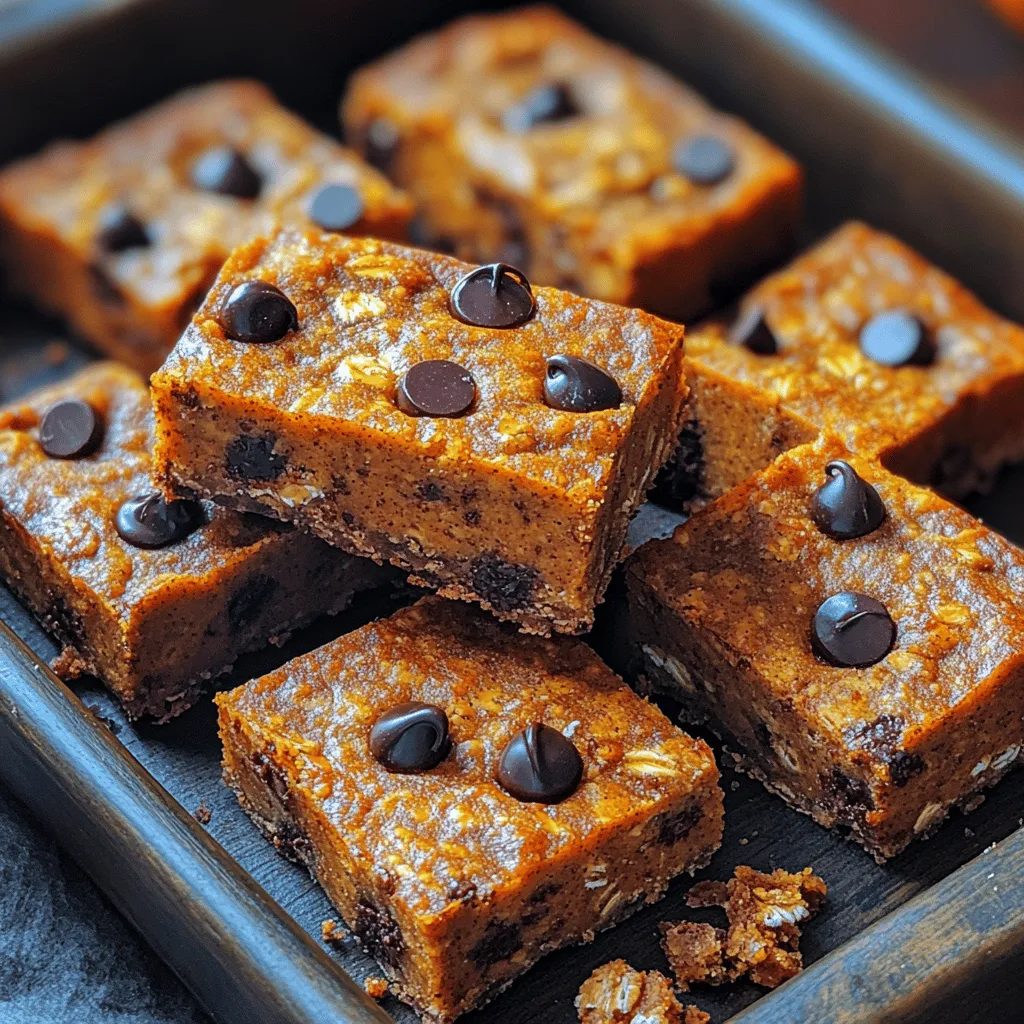 As the leaves begin to turn and the air grows crisp, the allure of autumn flavors comes rushing back. One delightful treat that captures the essence of the season is the Pumpkin Chocolate Chip Oat Bar. These bars not only bring together the warm, comforting flavors of pumpkin and chocolate but also offer a wholesome snack option that appeals to both the health-conscious and those with a sweet tooth alike. Whether you're looking for a quick breakfast on busy mornings, a satisfying midday snack, or a delightful dessert to share with friends and family, these bars fit the bill perfectly.