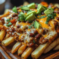 The foundation of any great dish lies in its ingredients. For our Chili Cheese Veggie Fries, we will be using a selection of wholesome and flavorful components that come together to create a delightful culinary experience. The star of our dish is, of course, the fries, which will be made from russet potatoes. These potatoes are renowned for their high starch content, which gives them the ideal texture for frying or baking.