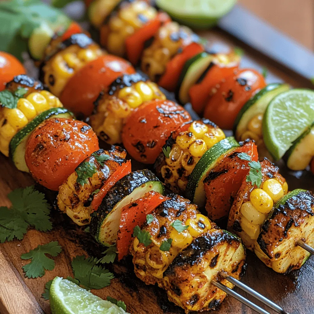 As the warm sun beckons us outdoors, the desire for grilled dishes grows stronger, transforming summer gatherings into culinary adventures. Nothing quite encapsulates the spirit of summer like vibrant and flavorful skewers sizzling on a grill. Among the myriad of options for grill lovers, Charred Corn Chipotle Skewers stand out as a delicious and health-conscious choice, perfect for family barbecues, picnics, or casual get-togethers with friends. These skewers not only deliver a delightful combination of smoky, spicy, and sweet flavors but also showcase a variety of colorful, nutrient-rich vegetables that can elevate any meal.