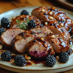 If you're on the lookout for a dish that perfectly balances sweet and savory flavors, look no further than Blackberry Balsamic Glazed Pork. This delectable recipe combines the rich, tender profile of pork tenderloin with the vibrant sweetness of fresh blackberries and the tangy depth of balsamic vinegar, creating a culinary masterpiece that is sure to impress. Whether you're planning a cozy family dinner, hosting a special occasion, or simply looking to meal prep for the week, this dish offers unparalleled versatility and flavor.