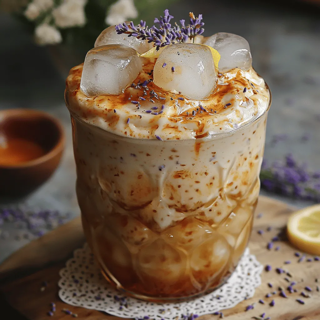 In recent years, floral flavors have made a significant impact on the beverage industry, captivating the taste buds of foodies and casual drinkers alike. From hibiscus teas to rose-infused cocktails, the trend of incorporating delicate floral notes into drinks has rejuvenated the way we think about refreshment. One standout among these delightful concoctions is the <strong>Ice Cold Lavender Cream Sippers</strong>. This drink not only embodies the essence of summer but also provides a unique twist that sets it apart from typical iced beverages.” /></p>
</p>
<p>To achieve a smooth and delightful Ice Cold Lavender Cream Sipper, attention to detail during preparation is crucial. Here’s how you can ensure that your mixture is velvety without any unwanted solids and how to cool it effectively before combining it with your iced tea.</p>
</p>
<h3>Techniques for Ensuring the Mixture is Smooth and Free of Solids</h3>
</p>
<p>When preparing the lavender cream mixture, the goal is to create a creamy texture that blends seamlessly with the iced tea. Here are some techniques to achieve that:</p>
</p>
<p>1. <strong>Use a Fine Mesh Strainer</strong>: After steeping your lavender in cream or milk, pour the mixture through a fine mesh strainer to catch any flower bits. This step is essential for a smooth finish and prevents any gritty texture in your drink.</p>
</p>
<p>2. <strong>Blending</strong>: If you find that your mixture is still not as smooth as desired, using an immersion blender or a regular blender can help. Blend the mixture on high speed for about 30 seconds to create a luxurious and creamy consistency.</p>
</p>
<p>3. <strong>Emulsification</strong>: For added creaminess, consider incorporating a small amount of lecithin (found in health food stores) to help emulsify the mixture, ensuring it remains smooth and blended when combined with the iced tea.</p>
</p>
<p>4. <strong>Chill Properly</strong>: Once you’ve strained and blended your lavender cream, let it cool in the refrigerator for at least 30 minutes. This cooling step not only thickens the cream slightly but also enhances its flavor.</p>
</p>
<h3>Guidance on Cooling the Mixture Effectively Before Combining with Iced Tea</h3>
</p>
<p>Cooling your lavender cream mixture is vital for achieving the perfect sip. Here’s how to do it effectively:</p>
</p>
<p>1. <strong>Ice Bath</strong>: For a faster cooling process, place your bowl of lavender cream in a larger bowl filled with ice and cold water. Stir occasionally to expedite the cooling.</p>
</p>
<p>2. <strong>Refrigeration</strong>: If you have the time, simply place the mixture in the refrigerator. Allow it to chill for about 30 minutes or until it reaches your desired temperature.</p>
</p>
<p>3. <strong>Timing</strong>: Ensure that your iced tea has cooled adequately before combining it with the lavender cream. This prevents the cream from melting too quickly and losing its delightful texture.</p>
</p>
<h3>Preparing the Iced Tea</h3>
</p>
<p>The choice of tea is critical to the flavor profile of your Ice Cold Lavender Cream Sippers. Here are some insights into selecting and brewing the perfect iced tea.</p>
</p>
<h4>Importance of Selecting the Right Tea</h4>
</p>
<p>1. <strong>Black Tea</strong>: Strong and robust, black tea pairs beautifully with the floral notes of lavender, creating a balanced drink that is not too overpowering.</p>
</p>
<p>2. <strong>Green Tea</strong>: If you’re looking for a more delicate flavor, opt for green tea. Its grassy notes complement the lavender without overwhelming it.</p>
</p>
<p>3. <strong>Herbal Tea</strong>: For a caffeine-free alternative, herbal teas infused with other floral elements can enhance the drink’s overall aromatics and add depth.</p>
</p>
<h4>Step-by-Step Instructions for Brewing Lavender-Infused Iced Tea</h4>
</p>
<p>1. <strong>Ingredients</strong>:</p>
<p>– 4 cups of water</p>
<p>– 4-6 tablespoons of loose black or green tea (or 4-6 tea bags)</p>
<p>– 2 tablespoons of dried culinary lavender</p>
<p>– Sweetener of choice (optional)</p>
</p>
<p>2. <strong>Brewing Instructions</strong>:</p>
<p>– <strong>Boil Water</strong>: Bring 4 cups of water to a rolling boil in a kettle.</p>
<p>– <strong>Steep Tea and Lavender</strong>: Once boiling, remove the kettle from heat. Add the tea and lavender, allowing them to steep for 5 to 7 minutes. Adjust steeping time based on desired strength.</p>
<p>– <strong>Strain</strong>: Strain the tea mixture using a fine mesh strainer to remove the tea leaves and lavender flowers. If desired, add sweetener while the tea is still warm, stirring until dissolved.</p>
<p>– <strong>Cool</strong>: Allow the tea to cool at room temperature, then transfer it to the refrigerator to chill for at least 1 hour.</p>
</p>
<h4>Variations in Tea Choice and Their Impact on Overall Flavor</h4>
</p>
<p>Experimenting with different teas can significantly alter the taste of your Ice Cold Lavender Cream Sippers. For example:</p>
</p>
<p>– <strong>Chamomile Tea</strong>: This tea can impart a sweet, apple-like flavor that pairs well with lavender.</p>
<p>– <strong>Earl Grey</strong>: The bergamot in Earl Grey tea adds a citrusy note that can enhance the overall experience.</p>
<p>– <strong>Mint Tea</strong>: Incorporating mint can introduce a refreshing element, perfect for summer days.</p>
</p>
<h3>Combining the Ingredients for the Perfect Sip</h3>
</p>
<p>Now that both the lavender cream and iced tea are ready, it’s time to create your Ice Cold Lavender Cream Sippers.</p>
</p>
<h4>How to Layer the Ingredients for Visual Appeal</h4>
</p>
<p>1. <strong>Glass Selection</strong>: Choose a clear, tall glass to showcase the beautiful layers of your drink.</p>
<p>2. <strong>Pouring Technique</strong>: Start by pouring the iced tea into the glass, filling it about two-thirds full.</p>
<p>3. <strong>Adding the Cream</strong>: Slowly pour the lavender cream over the back of a spoon to create a layered effect. This method helps the cream float on top instead of mixing immediately.</p>
</p>
<h4>Tips for Achieving the Right Balance Between Creaminess and Tea Flavor</h4>
</p>
<p>1. <strong>Taste as You Go</strong>: After layering, take a small sip to check the balance. If it’s too creamy, add more iced tea; if it’s too strong, add a little more cream.</p>
<p>2. <strong>Adjust Sweetness</strong>: Remember that both the cream and tea can be sweetened. Adjust according to your preference, keeping in mind that the cream should enhance, not overpower, the tea.</p>
</p>
<h4>Importance of Serving Immediately for the Best Experience</h4>
</p>
<p>For the best flavor and texture, serve your Ice Cold Lavender Cream Sippers immediately after combining. The contrast of the chilled tea and the creamy lavender mixture is most enjoyable when fresh.</p>
</p>
<h3>Garnishing for Presentation and Flavor</h3>
</p>
<p>The visual appeal of your drink can be enhanced by thoughtful garnishing, while also adding subtle flavor notes.</p>
</p>
<h4>The Role of Garnishes in Enhancing Visual Appeal and Taste</h4>
</p>
<p>1. <strong>Edible Lavender Flowers</strong>: These delicate flowers not only enhance the look of your drink but also reinforce the lavender flavor. Ensure they are culinary-grade and pesticide-free.</p>
</p>
<p>2. <strong>Lemon Zest</strong>: Adding a twist of lemon zest can brighten the drink, providing a zesty contrast to the creamy sweetness.</p>
</p>
<p>3. <strong>Mint Leaves</strong>: A sprig of fresh mint can add a refreshing aroma and a pop of color, making the drink even more appealing.</p>
</p>
<h4>How to Choose and Prepare Edible Lavender Flowers</h4>
</p>
<p>When selecting lavender flowers, look for those labeled specifically for culinary use. Rinse them gently under cold water and dry them on a paper towel. You can use whole flowers to float on top of the drink, or finely chop them to sprinkle for added color and flavor.</p>
</p>
<h3>Nutritional Information and Serving Suggestions</h3>
</p>
<p>A typical serving of Ice Cold Lavender Cream Sippers will provide a refreshing treat during warmer months while keeping calorie counts moderate. Here’s a basic breakdown:</p>
</p>
<p>– <strong>Calories</strong>: Approximately 150-200 calories per serving, depending on the amount of sweetener and cream used.</p>
<p>– <strong>Nutritional Content</strong>: Each serving typically includes a balance of carbohydrates from the tea and cream, along with beneficial antioxidants from the tea and lavender.</p>
</p>
<h4>Suggestions for Pairing the Drink with Light Summer Snacks or Desserts</h4>
</p>
<p>This delightful drink pairs well with:</p>
</p>
<p>1. <strong>Cucumber Sandwiches</strong>: Their lightness complements the creaminess of the sipper.</p>
<p>2. <strong>Fruit Tarts</strong>: The sweetness of a fruit tart will harmonize beautifully with the floral notes of the drink.</p>
<p>3. <strong>Cheese Platters</strong>: Consider a light cheese such as goat cheese paired with crackers for a savory contrast.</p>
</p>
<h3>Conclusion</h3>
</p>
<p>Ice Cold Lavender Cream Sippers are a refreshing and unique beverage that beautifully combines the floral essence of lavender with the robust flavors of iced tea. This drink not only quenches your thirst but also serves as an elegant treat for summer gatherings or a simple afternoon refreshment.</p>
</p>
<p>Don’t hesitate to experiment with different teas, creaminess levels, and garnishes to make this drink your own. The joy of creating beautiful and tasty beverages at home is one that can be shared and enjoyed with family and friends. As you whip up your own sippers, take a moment to savor the process, the flavors, and the delightful experience of indulging in a homemade summer drink.</p>
</div>