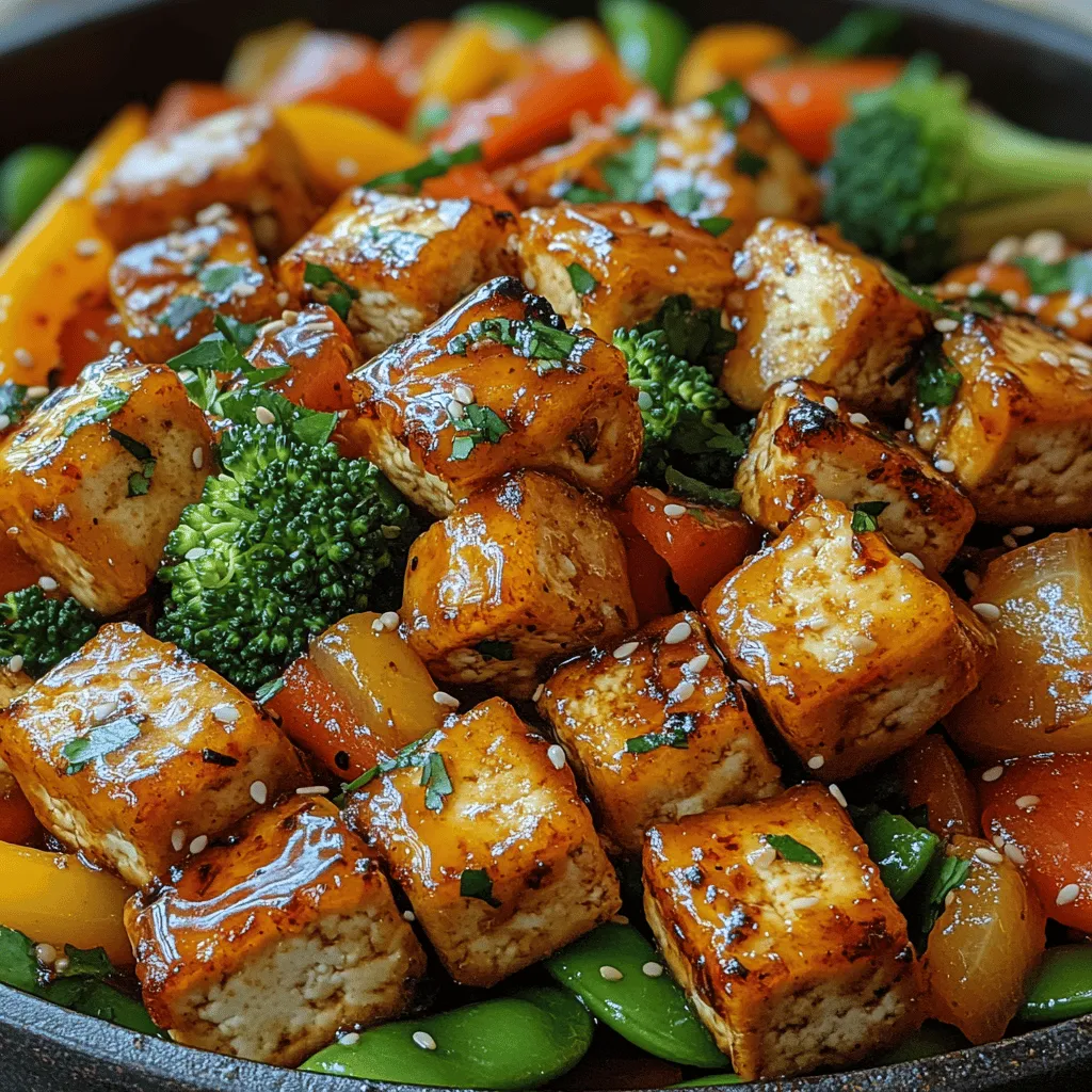 Citrus Bliss: Orange Glazed Tofu Stir-Fry is a vibrant and flavorful dish that embodies the perfect balance between health and taste. This delightful stir-fry combines the protein-packed goodness of tofu with an invigorating orange glaze, creating a meal that is both satisfying and refreshing. Whether you’re a seasoned vegetarian or simply looking to incorporate more plant-based meals into your diet, this dish promises to be a hit at your dinner table.