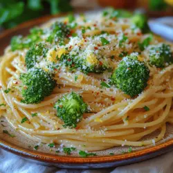 Garlic Lemon Broccoli Pasta is more than just a meal; it’s a celebration of vibrant flavors and a commitment to healthy eating. This dish perfectly embodies the growing trend of incorporating fresh vegetables into traditional pasta recipes, making it an ideal choice for those seeking a balanced diet without sacrificing taste. With its bright notes of garlic and lemon paired with the earthy crunch of broccoli, this pasta dish appeals to a wide array of dietary preferences, including vegetarians and health-conscious eaters.