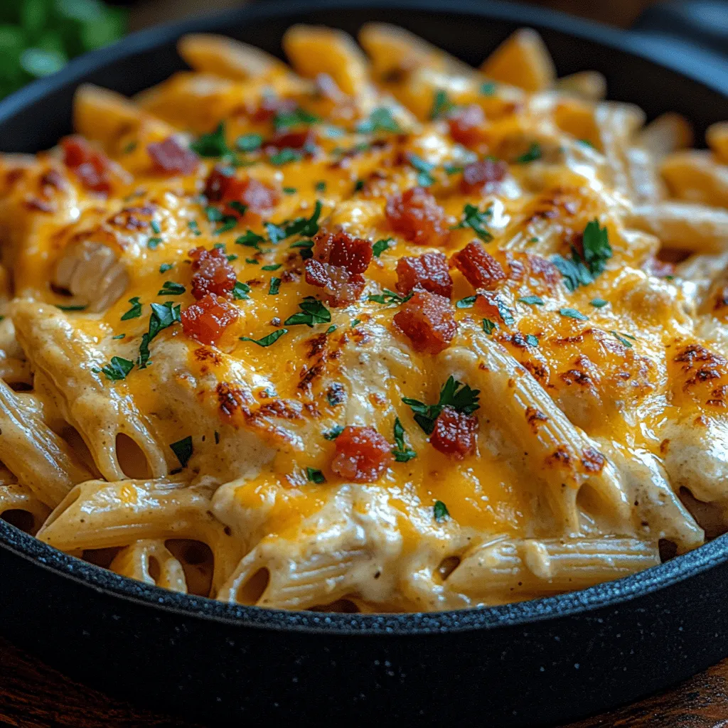 If you're looking for a comforting, hearty meal that brings the family together, look no further than the Creamy Chicken Bacon Ranch Pasta Bake. This dish encapsulates everything we love about a classic pasta bake, with the added indulgence of chicken and bacon, all enveloped in a rich, creamy sauce. The combination of flavors is simply irresistible: the savory, smoky notes of bacon blend beautifully with tender chicken, while the creamy sauce ensures every bite is filled with flavor.