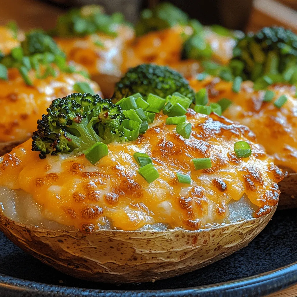 Imagine a dish that seamlessly combines comfort and nutrition, creating a delightful balance of flavors and textures that everyone in the family will enjoy. Welcome to the world of Cheesy Broccoli Bliss Baked Potatoes, where fluffy, baked russet potatoes meet a creamy, cheesy filling enriched with vibrant broccoli. This dish is not just a feast for the eyes; it’s also a nourishing option that makes for an excellent family dinner or a crowd-pleasing side for gatherings.