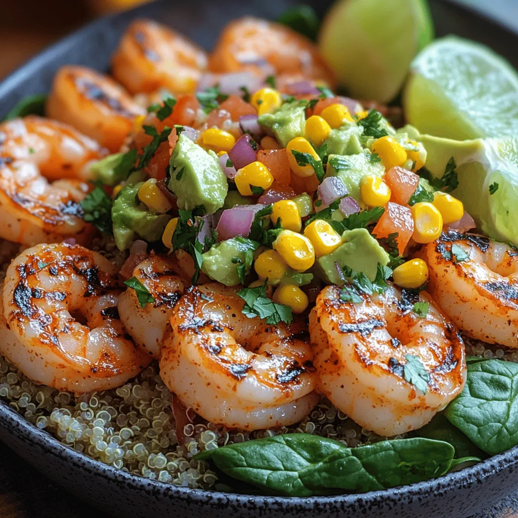 In the world of healthy eating, few meals can rival the appeal of a Grilled Shrimp Bowl with Avocado and Corn Salsa. This vibrant and nutritious dish not only tantalizes your taste buds but also provides a satisfying and wholesome experience. Imagine succulent shrimp grilled to perfection, paired with fresh, colorful ingredients like creamy avocado and sweet corn. The resulting medley of textures and flavors makes this bowl a feast for the eyes and the palate.