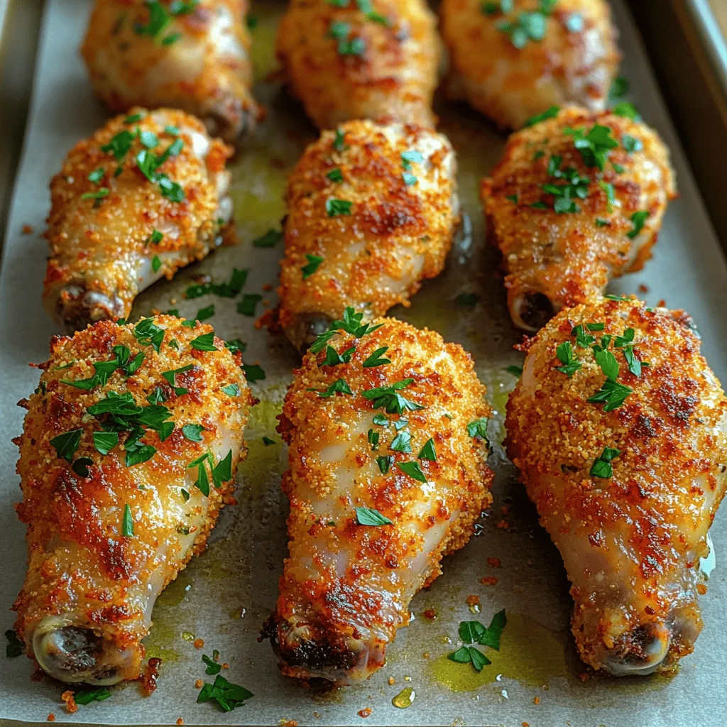 There's something undeniably satisfying about a perfectly baked chicken drumstick. The crispy skin, tender meat, and explosion of flavors make chicken drumsticks a beloved staple in many households. One standout recipe that elevates this classic dish is the Parmesan Herb Baked Chicken Drumsticks. With its irresistible combination of savory Parmesan cheese and fresh herbs, this recipe not only promises flavor but also a delightful crunch that keeps everyone coming back for more.