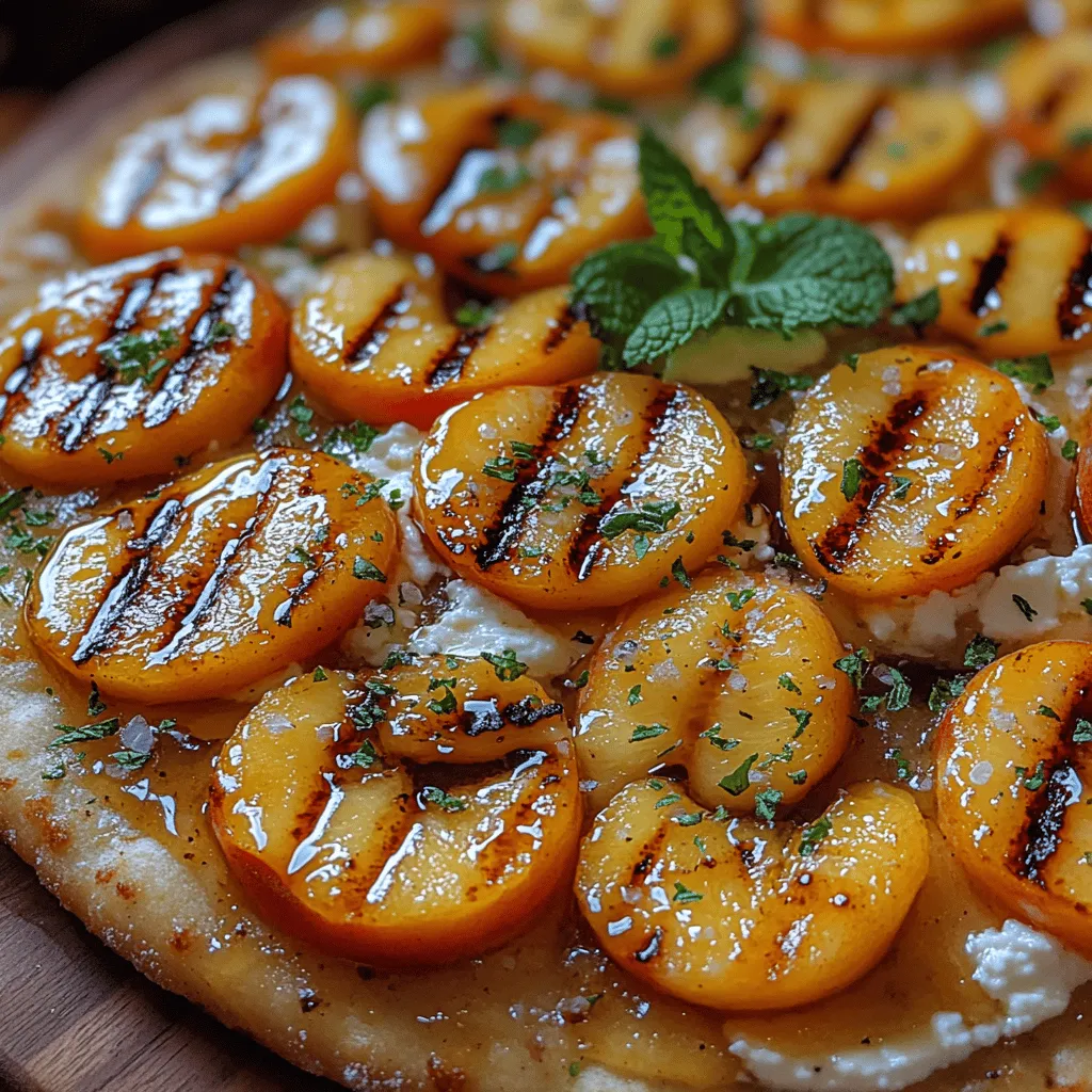 To truly appreciate the Peach Ricotta Grilled Flatbread, it's essential to understand the significance of each ingredient. Here’s a closer look at the key elements that come together to create this delightful dish.