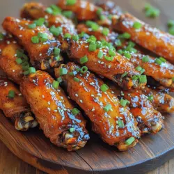 Chicken wings have become a beloved staple in various cuisines around the world, celebrated for their versatility and mouthwatering flavor. From classic buffalo wings to tangy Asian-inspired varieties, these savory morsels are perfect for any occasion. Whether served at lively gatherings, during thrilling game days, or as a comforting addition to casual dinners, wings capture the hearts and appetites of many. Their adaptability means they can be easily customized to suit any palate, which is where our recipe for Fiery Sweet Harmony Wings shines.