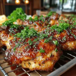 Sticky Maple Dijon Chicken Drumsticks are a culinary treat that brings together the sweet and savory elements of a well-balanced dish. This recipe transforms ordinary chicken drumsticks into a mouthwatering meal that appeals to both casual diners and gourmet enthusiasts alike. With their glossy, caramelized coating and a robust flavor profile, these drumsticks are perfect for a family dinner, a backyard barbecue, or even as a standout dish for a gathering with friends.
