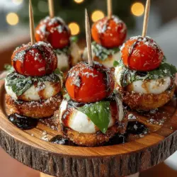 In the world of appetizers, few dishes can rival the simplicity and elegance of Mini Caprese Bites. These delightful morsels encapsulate the classic flavors of the beloved Caprese salad into a bite-sized format, making them an ideal choice for gatherings, picnics, or even a light snack at home. With their vibrant colors and fresh ingredients, Mini Caprese Bites not only satisfy the palate but also serve as a visual treat that can elevate any dining experience.