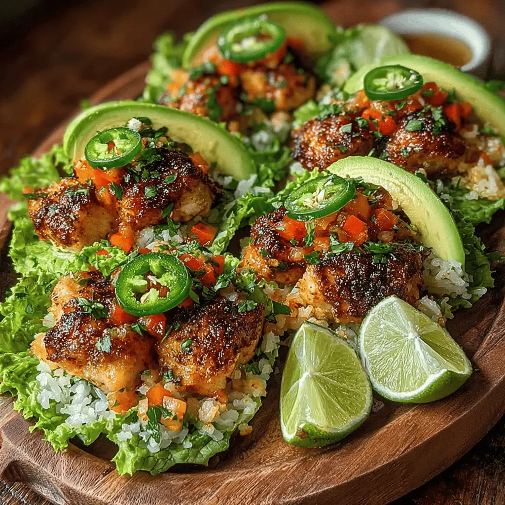 In recent years, lettuce wraps have surged in popularity as a go-to meal option for those seeking a nutritious, low-carb alternative to traditional wraps and sandwiches. These fresh and vibrant alternatives not only provide a satisfying crunch but also serve as a canvas for a myriad of flavorful fillings. Among these delightful options, Zesty Lime Chicken & Rice Lettuce Wraps stand out for their vibrant taste and refreshing ingredients. This dish combines the tangy notes of lime with the savory goodness of chicken and the aromatic essence of jasmine rice, creating a meal that is as delicious as it is wholesome.