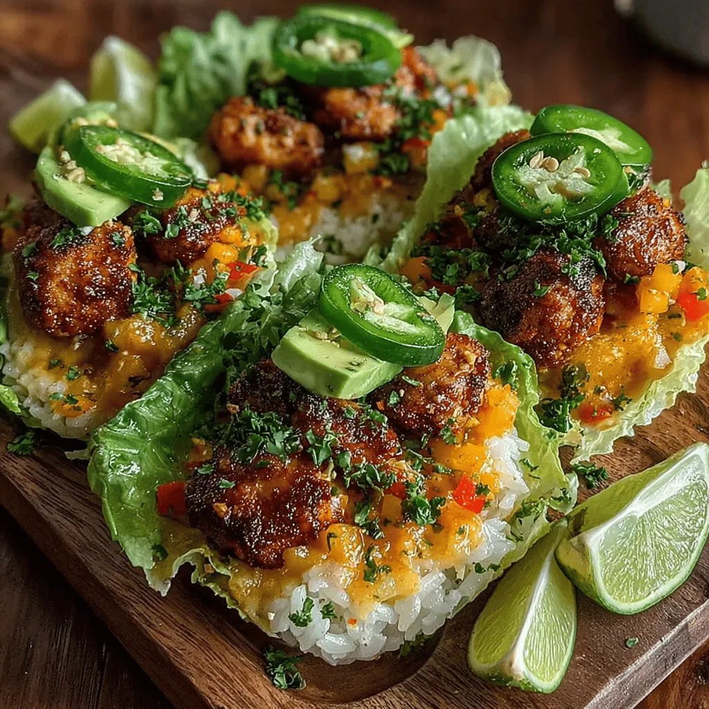 In recent years, lettuce wraps have surged in popularity as a go-to meal option for those seeking a nutritious, low-carb alternative to traditional wraps and sandwiches. These fresh and vibrant alternatives not only provide a satisfying crunch but also serve as a canvas for a myriad of flavorful fillings. Among these delightful options, Zesty Lime Chicken & Rice Lettuce Wraps stand out for their vibrant taste and refreshing ingredients. This dish combines the tangy notes of lime with the savory goodness of chicken and the aromatic essence of jasmine rice, creating a meal that is as delicious as it is wholesome.