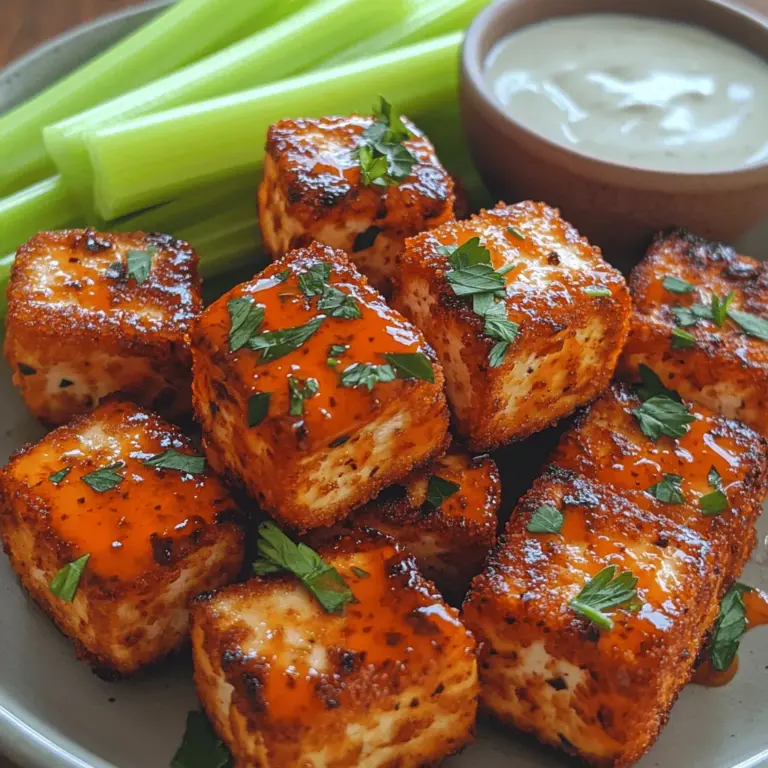 In the world of comfort food, few dishes hold a candle to the iconic buffalo wings. Their spicy, tangy flavor paired with a satisfying crunch has made them a staple at gatherings, parties, and game days. However, as more people embrace plant-based diets for health, ethical, or environmental reasons, the demand for delicious, meat-free alternatives has soared. Enter Spicy Air-Fried Buffalo Tofu Bites—a dish that brings all the bold flavors of traditional buffalo wings while being entirely plant-based.