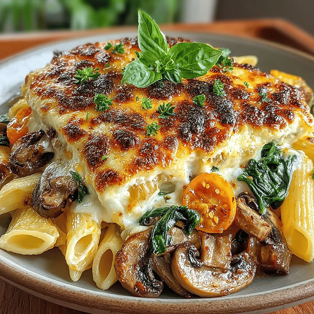 When it comes to comfort food, few dishes can rival the warmth and satisfaction of a well-prepared pasta bake. Among the many variations, the Cheesy Spinach and Mushroom Pasta Bake stands out as a delightful combination of flavors and textures that is both easy to make and incredibly satisfying. This dish is a perfect embodiment of home-cooked goodness, and it brings together the richness of cheese, the earthiness of mushrooms, and the vibrant green of spinach into a single, wholesome meal.