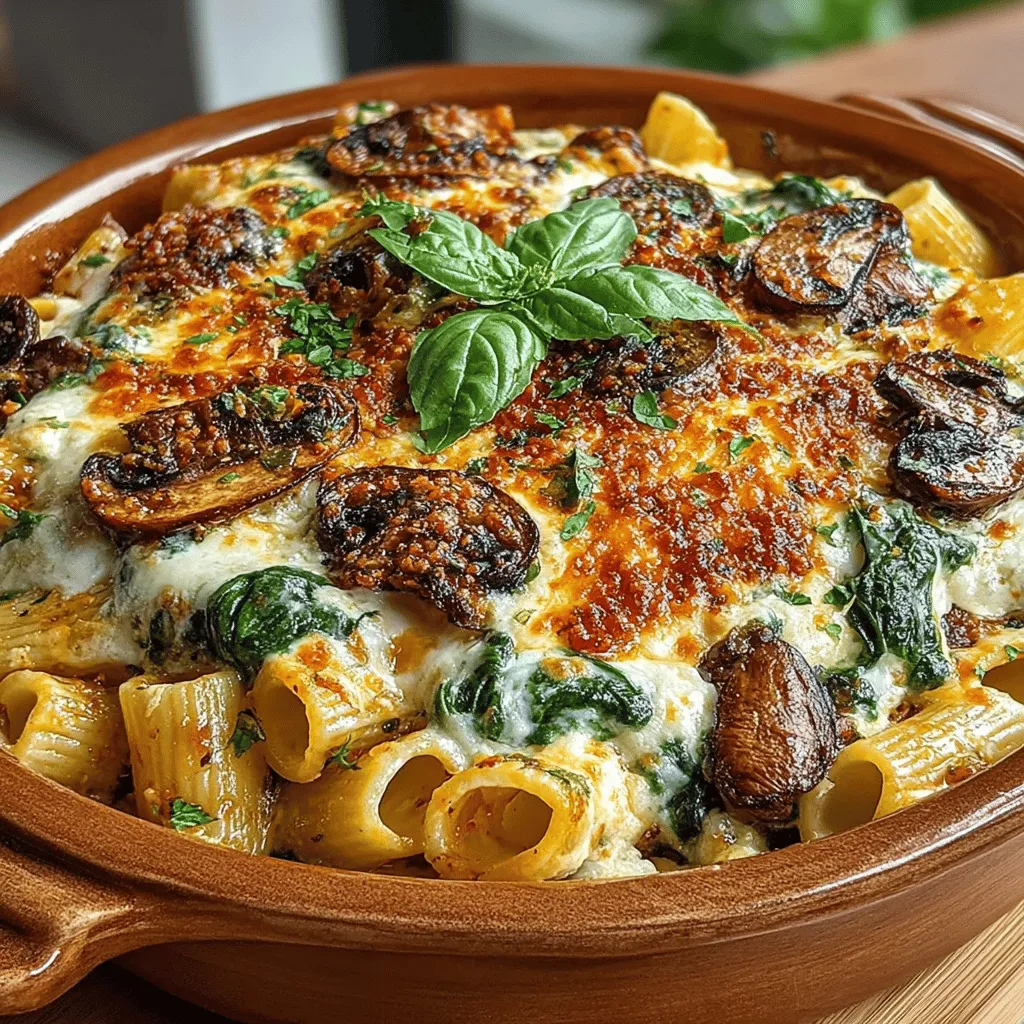 When it comes to comfort food, few dishes can rival the warmth and satisfaction of a well-prepared pasta bake. Among the many variations, the Cheesy Spinach and Mushroom Pasta Bake stands out as a delightful combination of flavors and textures that is both easy to make and incredibly satisfying. This dish is a perfect embodiment of home-cooked goodness, and it brings together the richness of cheese, the earthiness of mushrooms, and the vibrant green of spinach into a single, wholesome meal.