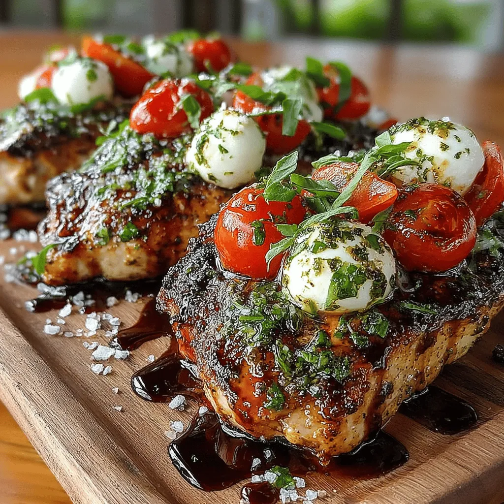 The Balsamic Glazed Caprese Chicken is a culinary masterpiece that marries the vibrant essence of a classic Italian Caprese salad with the hearty appeal of succulent chicken. This dish is not only a feast for the eyes, with its bright colors and enticing aromas, but it also offers a delightful medley of flavors that are sure to impress. Whether you’re hosting a dinner party or looking for an easy yet elegant weeknight meal, Balsamic Glazed Caprese Chicken stands out as a versatile option that caters to various tastes and preferences.