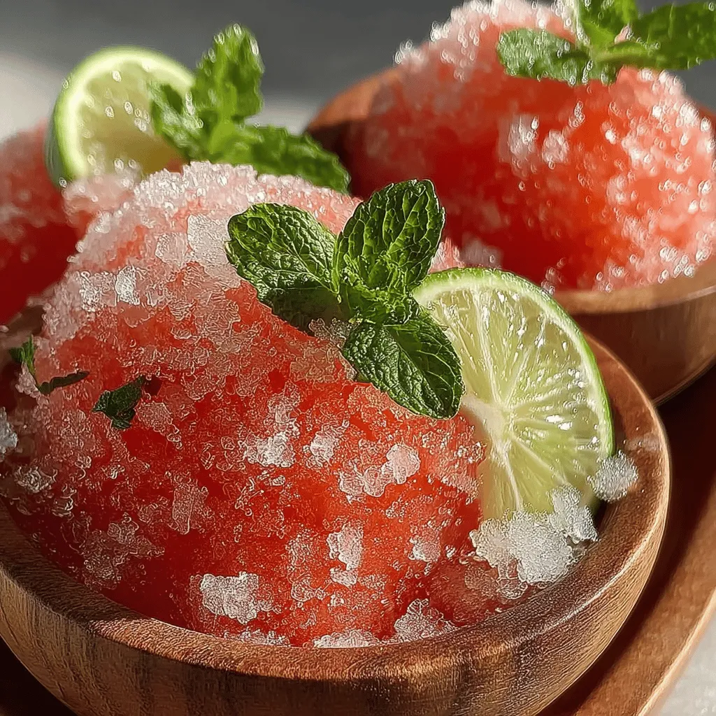 Watermelon is the quintessential summer fruit, characterized by its sweet, succulent flesh and high water content, making it a natural choice for a refreshing sorbet. Not only does watermelon tantalize the taste buds, but it also offers an impressive array of health benefits. With its low calorie count and rich nutritional profile, watermelon is a guilt-free indulgence that can help keep you hydrated on hot days.