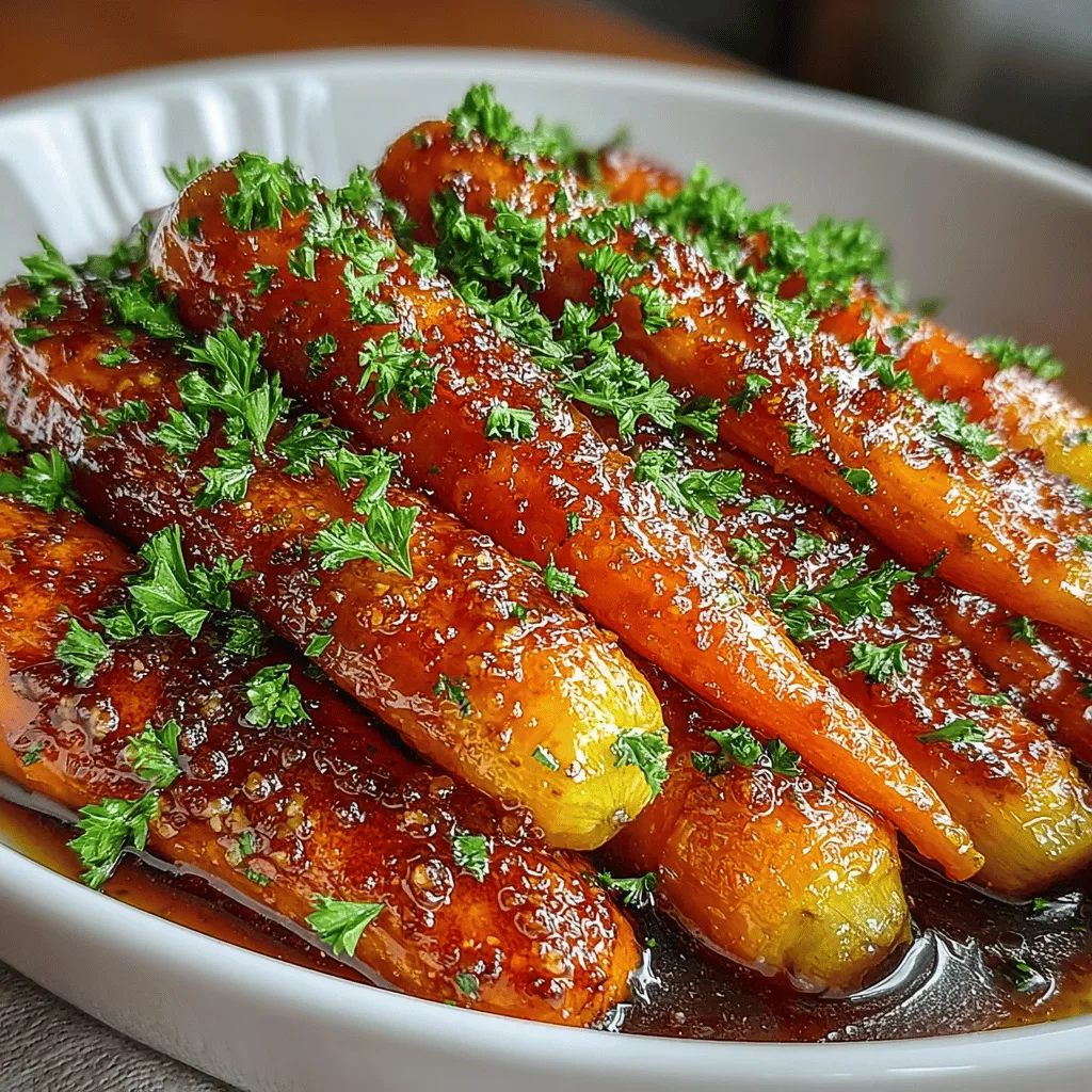 When it comes to side dishes that effortlessly capture the essence of comfort food, few can rival the appeal of Slow-Cooked Maple Brown Sugar Glazed Carrots. This dish is a delightful addition to family gatherings, holiday dinners, or even casual weeknight meals, offering a perfect blend of sweetness and warmth that everyone will enjoy. The natural sugars from the carrots meld beautifully with rich maple syrup and brown sugar, while warm spices like cinnamon and nutmeg elevate the flavor profile, making each bite a harmonious experience.