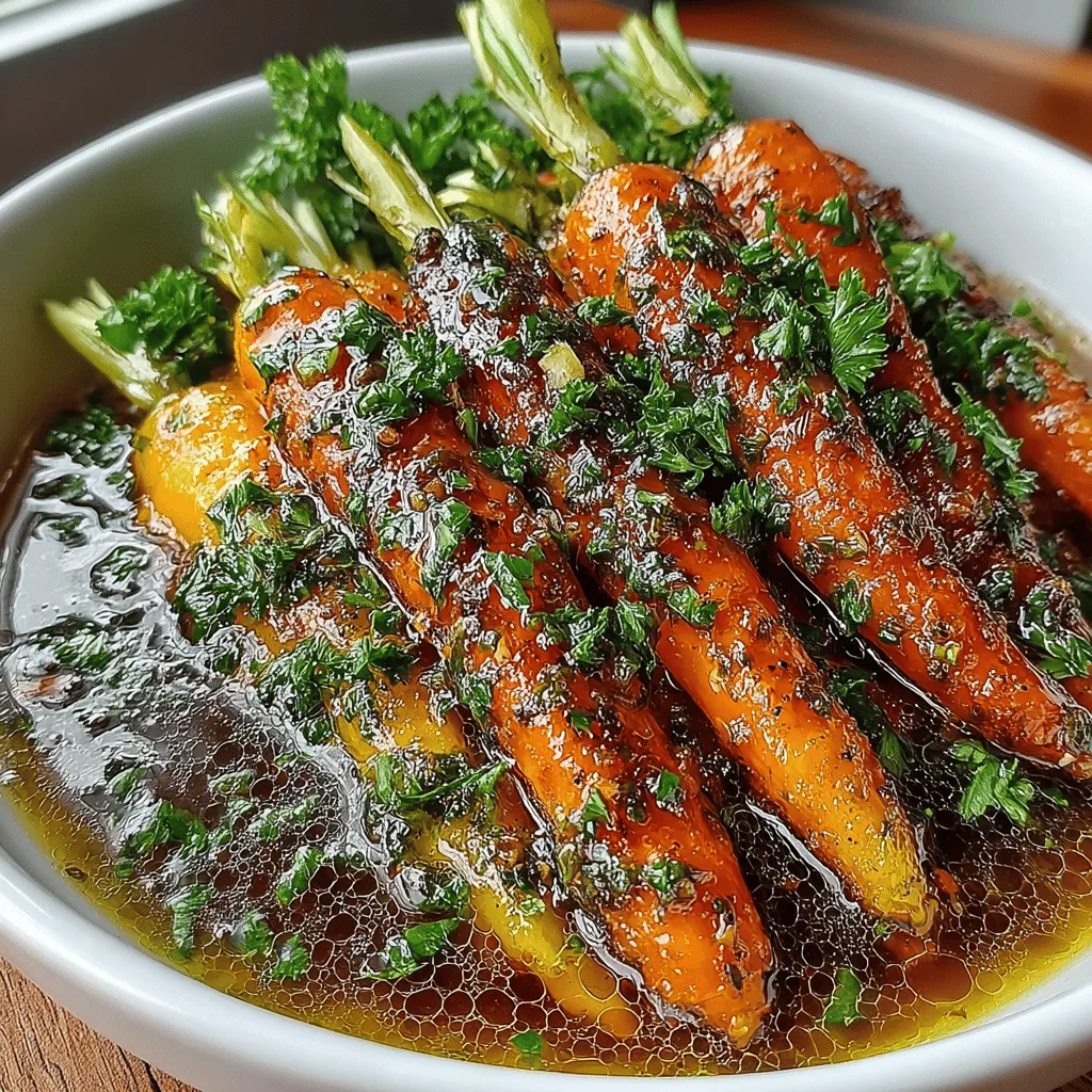 When it comes to side dishes that effortlessly capture the essence of comfort food, few can rival the appeal of Slow-Cooked Maple Brown Sugar Glazed Carrots. This dish is a delightful addition to family gatherings, holiday dinners, or even casual weeknight meals, offering a perfect blend of sweetness and warmth that everyone will enjoy. The natural sugars from the carrots meld beautifully with rich maple syrup and brown sugar, while warm spices like cinnamon and nutmeg elevate the flavor profile, making each bite a harmonious experience.