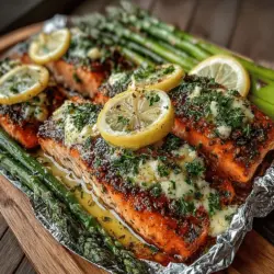 Salmon has long been celebrated not only for its rich flavor but also for its remarkable nutritional benefits. As a staple in various diets around the world, salmon is packed with essential nutrients, including high-quality protein, omega-3 fatty acids, vitamins, and minerals. These healthy fats are known for their anti-inflammatory properties and heart health benefits, making salmon a go-to choice for health-conscious individuals and families alike. With the rising popularity of quick and easy meal solutions, Garlic Butter Salmon Foil Packs have emerged as a favorite among home cooks looking for a delicious yet hassle-free dinner option.