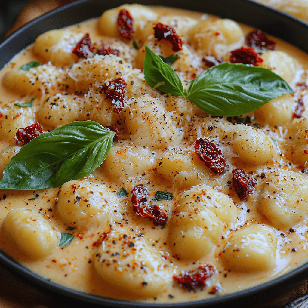 Creamy Sun-Dried Tomato Gnocchi is a dish that perfectly embodies the essence of Italian cuisine. With its rich flavors and creamy texture, this delightful recipe has become a favorite among pasta lovers and home cooks alike. The combination of pillowy gnocchi, infused with the tangy sweetness of sun-dried tomatoes and enveloped in a luscious cream sauce, creates a meal that is both comforting and indulgent. Whether you’re preparing a weeknight dinner or hosting a special occasion, this dish promises to impress with its vibrant flavors and appealing presentation.