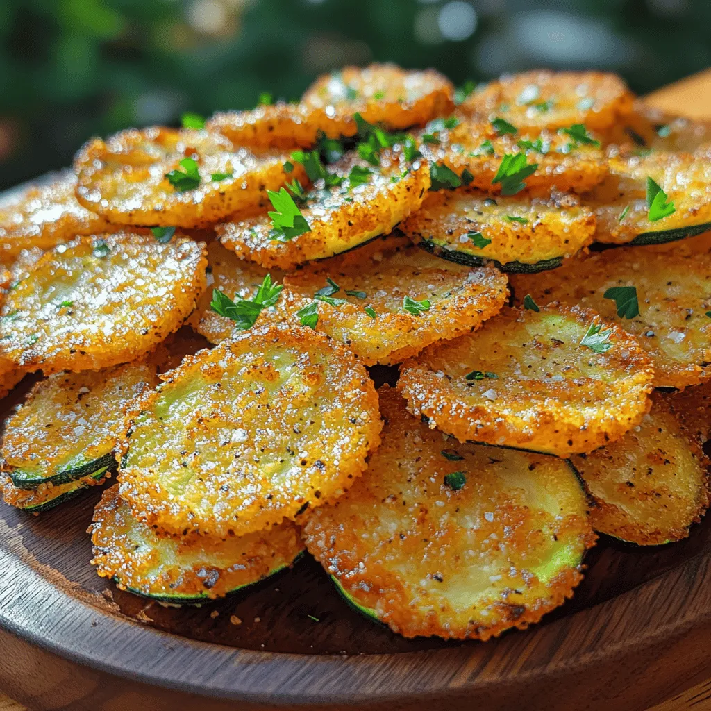 In the ever-evolving landscape of global cuisine, the Golden Parmesan Zucchini Chips have carved a niche for themselves as a go-to snack that transcends culinary boundaries. This recipe, which marries the earthy flavor of zucchini with the rich, savory notes of parmesan cheese, highlights the versatility and creativity that can be achieved in modern kitchens. As home cooks and food enthusiasts look for healthier alternatives to traditional snacks, these crispy chips provide a satisfying crunch without compromising on flavor.
