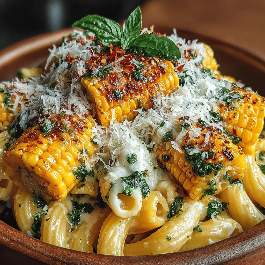 When it comes to comfort food, few dishes evoke warmth and satisfaction quite like a creamy pasta. Enter <strong>Creamy Corn Pasta Delight</strong>, a dish that beautifully marries the rich, velvety texture of a creamy sauce with the sweet crunch of corn. This recipe is not just a culinary experience; it’s an invitation to savor the simple pleasures that come from fresh ingredients and heartfelt cooking. With its luscious cream sauce and bright flavors, this pasta dish is sure to become a favorite in your household. Whether you are hosting a family gathering, preparing a romantic dinner, or simply enjoying a quiet night in, this pasta is versatile enough to suit any occasion.” /></p>
</p>
<h2>Creating the Sauce: Balancing Flavors and Textures</h2>
</p>
<p>The heart of the Creamy Corn Pasta Delight lies in its sauce, which is a harmonious blend of flavors and textures. To create the perfect sauce, start by sautéing finely chopped onions and garlic in a generous drizzle of olive oil over medium heat. The key is to cook them just until they become translucent, releasing their sweetness without browning them too much. This base will form the aromatic foundation of your sauce.</p>
</p>
<p>Next, add fresh corn kernels to the pan. If using frozen corn, ensure it is thawed and drained. Cook the corn for about 3-5 minutes until it becomes tender. The corn should retain a slight crunch, providing a contrast to the creamy sauce.</p>
</p>
<p>To achieve that luscious, creamy texture, pour in a combination of heavy cream and vegetable broth. The cream adds richness, while the broth enhances flavor without overpowering the dish. Stir in a pinch of salt and freshly cracked black pepper for seasoning. Allow the mixture to simmer gently, letting the flavors meld. Taste and adjust the seasoning as necessary, keeping in mind that the addition of cheese later will also contribute to the overall flavor profile.</p>
</p>
<h2>Tips for Achieving the Perfect Sauce Consistency</h2>
</p>
<p>To ensure your sauce reaches the ideal consistency, consider these tips:</p>
</p>
<p>1. <strong>Simmering Time</strong>: Allow the sauce to simmer for about 10-15 minutes. This process thickens the sauce as it reduces. Stir occasionally to prevent sticking.</p>
</p>
<p>2. <strong>Thickening Agents</strong>: If you prefer a thicker sauce, consider adding a tablespoon of cornstarch mixed with water. Stir this mixture into the sauce and let it cook for a few more minutes until it thickens.</p>
</p>
<p>3. <strong>Blending</strong>: For an ultra-creamy texture, use an immersion blender to purée part of the sauce, leaving some corn kernels whole for texture. This creates a delightful balance between smoothness and crunch.</p>
</p>
<h2>Incorporating Cheese and Herbs for a Burst of Flavor</h2>
</p>
<p>Once your sauce has reached the desired consistency, it’s time to add cheese and herbs. Stir in freshly grated Parmesan cheese, allowing it to melt into the sauce. The cheese not only enhances the flavor but also contributes to the creaminess. For a more robust flavor, consider adding a bit of sharp cheddar or even a sprinkle of goat cheese.</p>
</p>
<p>Fresh herbs play a crucial role in elevating this dish. Chopped basil or parsley adds brightness and a burst of freshness. Add the herbs just before serving to preserve their vibrant color and flavor. For an additional layer of flavor, you might also consider a touch of nutmeg—a classic addition to creamy sauces that brings warmth and depth.</p>
</p>
<h2>Serving Suggestions for Creamy Corn Pasta Delight</h2>
</p>
<h3>Ideal Pairings: Salads, Breads, or Wines</h3>
</p>
<p>Creamy Corn Pasta Delight is versatile and pairs beautifully with various sides. A light arugula salad dressed with lemon vinaigrette complements the richness of the pasta, adding a refreshing crunch. For those who enjoy bread, a crusty French baguette or garlic bread is perfect for soaking up the creamy sauce.</p>
</p>
<p>When it comes to wine, a chilled Sauvignon Blanc or a light Pinot Grigio enhances the meal’s flavors without overpowering them. These wines have crisp acidity that balances the richness of the dish.</p>
</p>
<h3>Presentation Tips for an Appealing Plate</h3>
</p>
<p>Presentation is key to making any dish more appealing. Serve the Creamy Corn Pasta Delight in shallow bowls to showcase the pasta and sauce. Garnish with a sprinkle of extra Parmesan cheese, a drizzle of olive oil, and a few fresh herb leaves for a pop of color. You might also consider adding a few whole corn kernels on top to highlight the dish’s main ingredient.</p>
</p>
<h3>Customizing the Dish with Optional Ingredients</h3>
</p>
<p>This recipe is easily customizable. For those looking to add protein, grilled chicken, shrimp, or sautéed mushrooms can be fantastic additions. Simply cook the protein separately and toss it in just before serving.</p>
</p>
<p>For a vegetarian twist, consider adding sautéed spinach or zucchini for added nutrition and flavor. These vegetables not only enhance the dish but also contribute to a more vibrant color palette.</p>
</p>
<h3>Variations to Suit Dietary Preferences</h3>
</p>
<p>If you’re looking to cater to dietary preferences, this dish can be adapted with minimal effort. For a vegan option, substitute the heavy cream with coconut milk or a cashew cream. Nutritional yeast can replace Parmesan cheese, providing a cheesy flavor without dairy. Use gluten-free pasta to accommodate those with gluten sensitivities, ensuring that everyone can enjoy this delightful dish.</p>
</p>
<h2>Nutritional Benefits of the Ingredients</h2>
</p>
<h3>Overview of Pasta as a Source of Carbohydrates</h3>
</p>
<p>Pasta serves as a great source of carbohydrates, which are essential for energy. Whole grain or legume-based pasta can add extra fiber and protein, enhancing the dish’s nutritional profile. The carbohydrates in pasta provide sustained energy, making it a satisfying meal.</p>
</p>
<h3>Benefits of Corn: Vitamins, Minerals, and Fiber</h3>
</p>
<p>Corn is not just delicious; it’s packed with nutrients. It’s rich in vitamins A, C, and B-complex vitamins, which contribute to overall health. Corn is also a good source of fiber, aiding digestion and promoting satiety. The natural sweetness of corn enhances the dish’s flavor while providing essential nutrients.</p>
</p>
<h3>The Role of Olive Oil and Its Health Benefits</h3>
</p>
<p>Olive oil is renowned for its health benefits, particularly its heart-healthy fats. It contains antioxidants and anti-inflammatory properties that can contribute to overall well-being. Using high-quality extra virgin olive oil in your sauce not only enriches the flavor but also adds healthful fats that are beneficial to the body.</p>
</p>
<h3>Nutritional Value of Parmesan Cheese and Alternatives</h3>
</p>
<p>Parmesan cheese adds calcium and protein to the dish, contributing to bone health and muscle function. If you opt for alternatives, nutritional yeast can provide a similar flavor profile while being lower in calories and fat, making it an excellent choice for those reducing dairy intake.</p>
</p>
<h3>Discussing Potential Health Benefits of Using Fresh Herbs</h3>
</p>
<p>Fresh herbs not only enhance flavor but also offer numerous health benefits. They’re packed with antioxidants and essential oils that can promote health. Herbs like basil and parsley contain vitamins A, C, and K, which are vital for immune function and overall health.</p>
</p>
<h2>The Versatility of Creamy Corn Pasta Delight</h2>
</p>
<h3>How This Dish Can Be Adapted for Different Seasons</h3>
</p>
<p>One of the great things about Creamy Corn Pasta Delight is its adaptability. In summer, fresh corn can shine in this dish, while in fall, you can swap in seasonal vegetables like butternut squash or pumpkin for a different flavor profile. In winter, consider incorporating roasted root vegetables for a hearty twist.</p>
</p>
<h3>Ideas for Leftovers and Reheating Tips</h3>
</p>
<p>Leftovers can be just as delightful! Store any remaining pasta in an airtight container in the refrigerator. When reheating, add a splash of broth or cream to restore the sauce’s creamy texture. You can also transform the dish by turning it into a pasta bake—simply transfer it to a baking dish, sprinkle with cheese, and bake until golden and bubbling.</p>
</p>
<h3>Transforming the Dish for Special Occasions</h3>
</p>
<p>Creamy Corn Pasta Delight is perfect for special occasions. For potlucks or family gatherings, consider making a larger batch and serving it in a communal dish. It’s a crowd-pleaser that brings comfort and joy to any table. Dress it up with fresh herbs and a fancy serving dish to impress your guests.</p>
</p>
<h2>Conclusion</h2>
</p>
<p>Creamy Corn Pasta Delight is not only a culinary experience but also a testament to the joy of cooking and sharing meals with loved ones. Its ease of preparation, combined with its rich flavors and nutritional benefits, makes it an ideal dish for any occasion. Whether you’re cooking for a family dinner or hosting friends, this recipe is sure to impress.</p>
</p>
<p>So, gather your ingredients and try making this delightful dish at home. Embrace the creativity of cooking, and don’t hesitate to make it your own by incorporating your favorite ingredients. The warmth of home-cooked meals and the joy of sharing them with those you love are truly what makes cooking special. Enjoy every bite!</p>
</div>