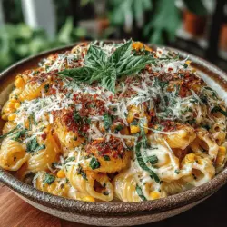 When it comes to comfort food, few dishes evoke warmth and satisfaction quite like a creamy pasta. Enter Creamy Corn Pasta Delight, a dish that beautifully marries the rich, velvety texture of a creamy sauce with the sweet crunch of corn. This recipe is not just a culinary experience; it's an invitation to savor the simple pleasures that come from fresh ingredients and heartfelt cooking. With its luscious cream sauce and bright flavors, this pasta dish is sure to become a favorite in your household. Whether you are hosting a family gathering, preparing a romantic dinner, or simply enjoying a quiet night in, this pasta is versatile enough to suit any occasion.