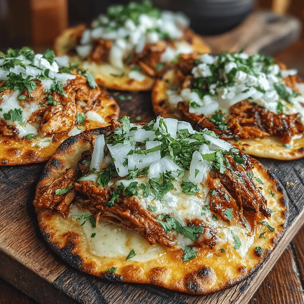 BBQ Chicken Flatbread with Red Onion & Mozzarella is a scrumptious dish that effortlessly combines the rich, smoky flavors of barbecued chicken with the sweetness of red onions and the melty goodness of mozzarella cheese. This versatile recipe is perfect for a quick weeknight dinner or an impressive dish for weekend gatherings, ensuring that it will be a hit with both family and friends. With its straightforward preparation and delightful taste, you'll find yourself returning to this recipe time and again.