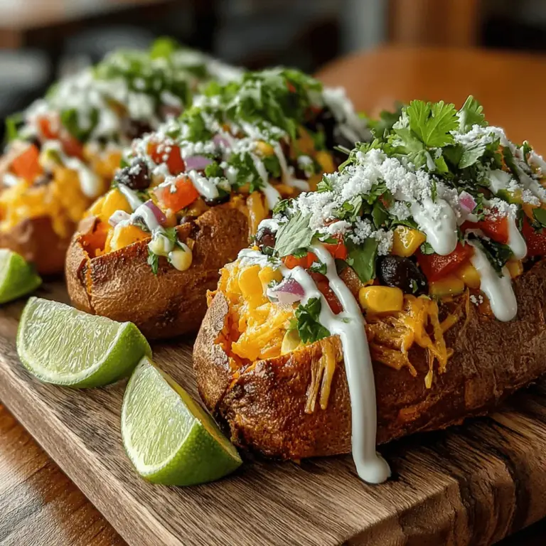 In recent years, taco boats have surged in popularity as a healthy, customizable meal option that caters to a variety of dietary preferences. These delightful handheld creations not only serve as a convenient vessel for your favorite fillings but also encourage creativity in the kitchen. Whether you're looking for a quick weeknight dinner, a vibrant addition to your meal prep, or a standout dish for your next gathering, taco boats can be adapted to suit any occasion. Today, we’re diving into a delicious recipe for Sweet Potato Taco Boats with Avocado Drizzle, a dish that beautifully combines the sweet, earthy flavors of roasted sweet potatoes with a refreshing avocado topping.