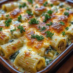 Pasta bakes have long held a cherished place in the hearts and homes of food lovers across the globe. These hearty, comforting dishes are not just a staple for family dinners but also a go-to option for gatherings and potlucks. The allure of a warm, bubbling pasta bake emerging from the oven, with its tantalizing aroma wafting through the kitchen, is hard to resist. Among the myriad of variations available, the Creamy Spinach and Artichoke Pasta Bake stands out as a delightful fusion of flavors and textures, combining creamy richness with savory undertones.