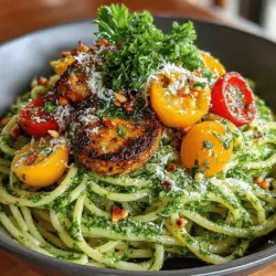 As the warm weather rolls in, there’s nothing quite like a bowl of fresh pasta drizzled with vibrant, homemade pesto. Basil Bliss Pesto Pasta is a delightful dish that captures the essence of summer with its aromatic flavors and bright green hues. This recipe is not only a feast for the eyes but also a celebration of fresh ingredients that can elevate any meal. Whether you're hosting a dinner party or simply enjoying a quiet night in, this dish is sure to impress.