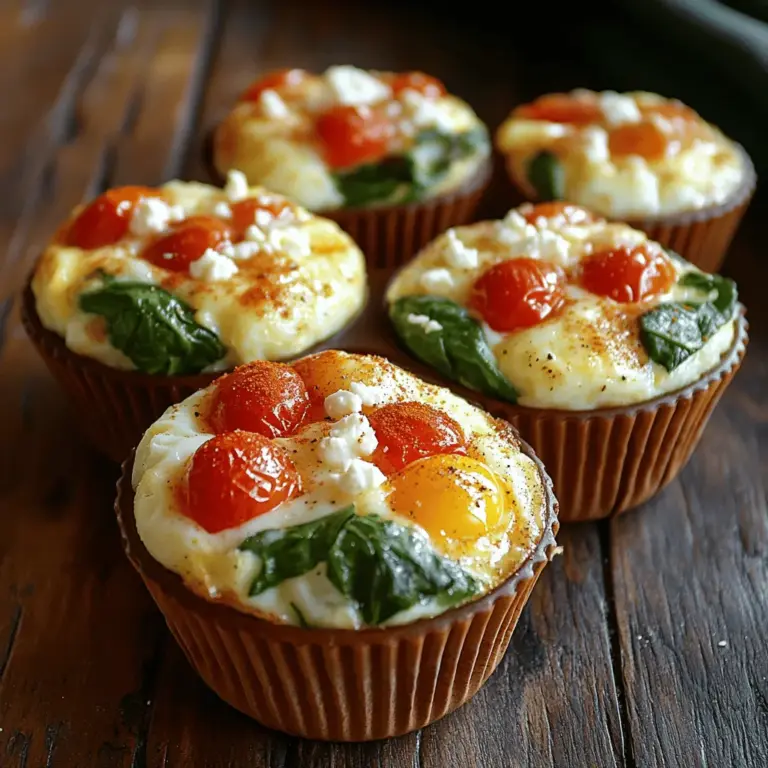 Achieving that light, airy texture in your egg white bites relies heavily on the folding technique used when incorporating the egg whites into your mixture. The key is to handle the egg whites gently to preserve the air bubbles that have formed during whipping. Start by adding a small amount of the whipped egg whites to your other ingredients—this helps lighten the mixture. Then, using a spatula, fold the mixture by scooping from the bottom and gently lifting it over the top. Rotate the bowl as you fold, making sure to incorporate all the ingredients without deflating the egg whites. This technique is crucial for ensuring that your egg white bites turn out fluffy and light.