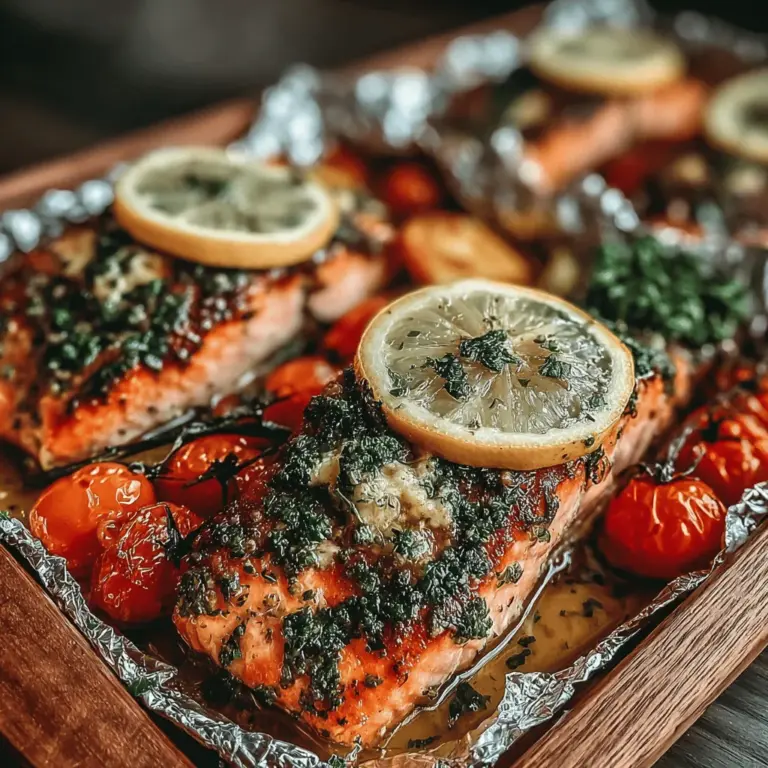 Creating the perfect Buttery Garlic Herb Salmon Packets is a straightforward process that guarantees delicious results every time. Follow these detailed steps to ensure your salmon turns out flavorful and perfectly cooked.