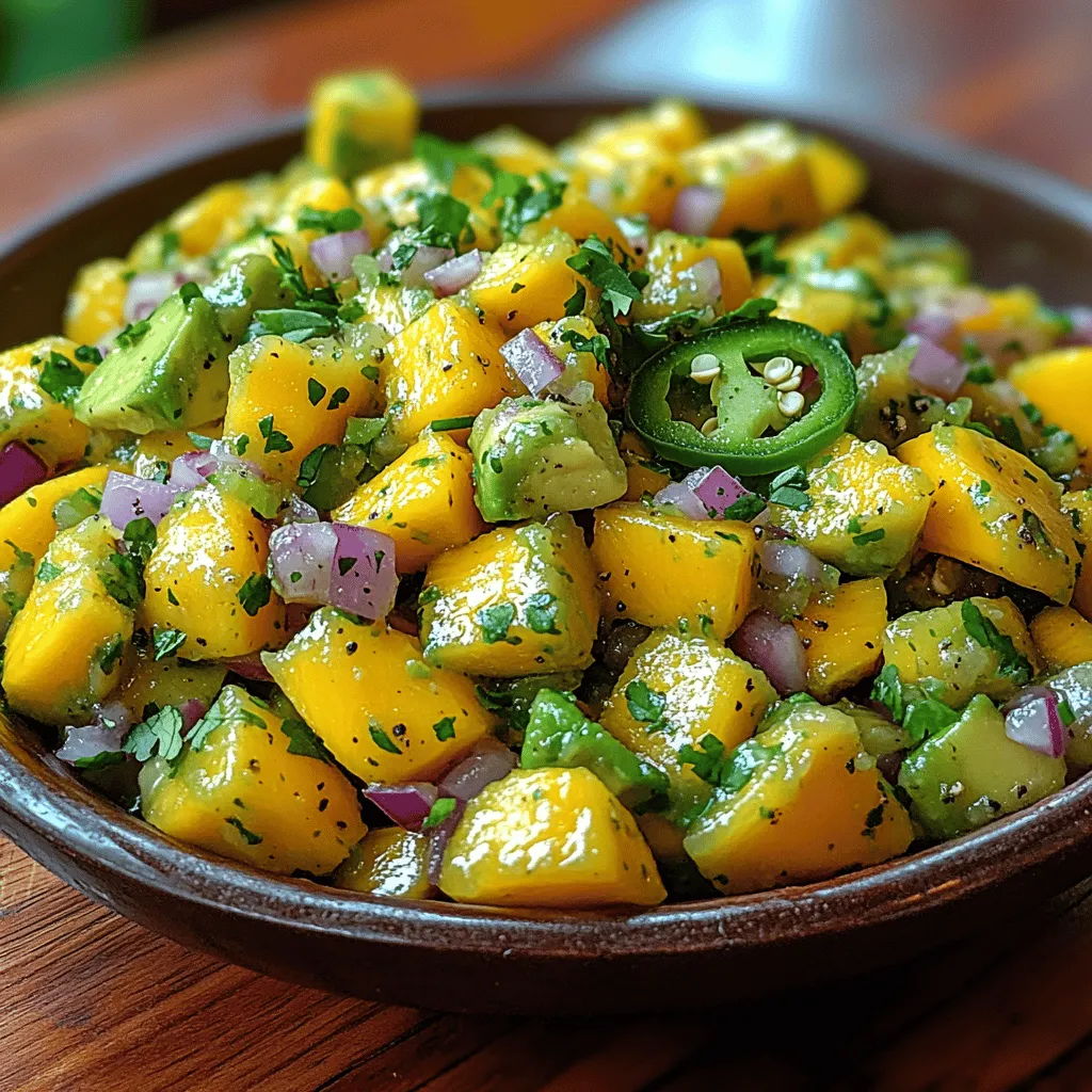 When it comes to fresh, vibrant flavors, few recipes capture the essence of summer like Zesty Mango Avocado Salsa. This dish, bursting with the sweetness of ripe mangoes and the creamy richness of avocado, offers a delightful contrast that can elevate any meal. Whether served as a dip with tortilla chips, a topping for grilled chicken or fish, or a vibrant side salad, this salsa is not just a colorful addition to your plate; it's a celebration of flavors and textures that can transport you to sun-soaked shores.