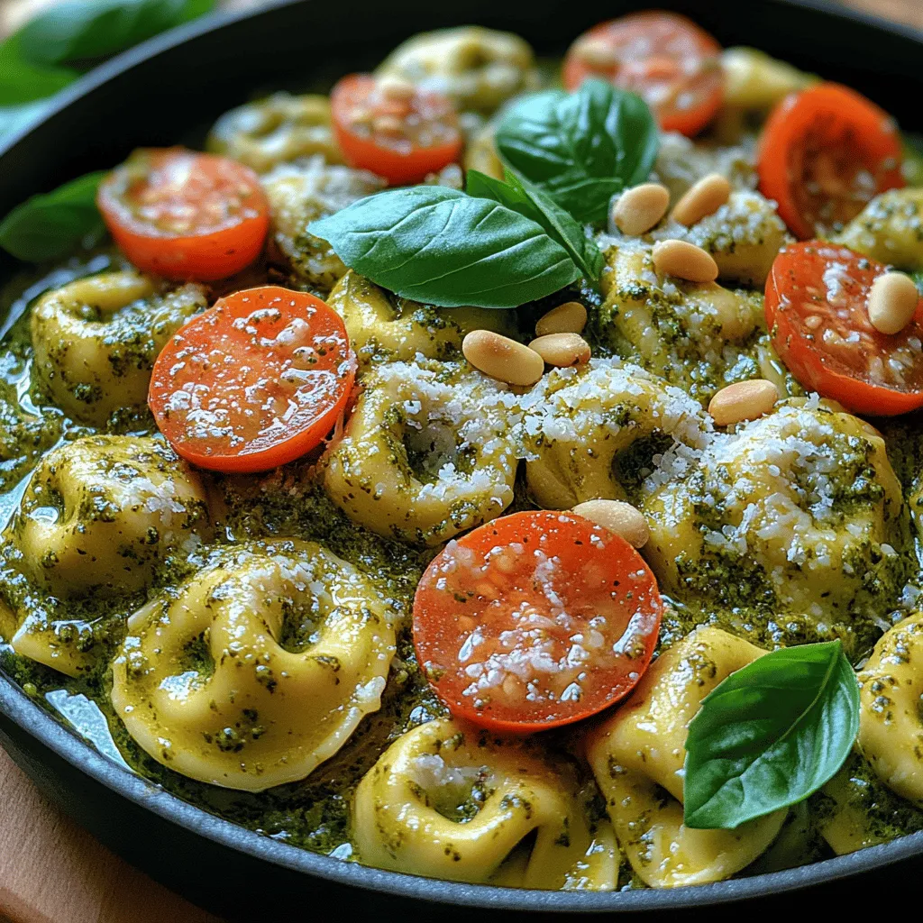 If you’re looking for a dish that combines ease of preparation with rich flavors, look no further than Creamy Pesto Tortellini Skillet. This recipe is a delightful option for busy weeknight dinners or a cozy weekend meal. The creamy texture of the sauce pairs beautifully with tender tortellini, while the fresh ingredients and vibrant flavors make it a favorite among families and pasta lovers alike. In just a matter of minutes, you can whip up a dish that not only satisfies the palate but also nourishes the soul.