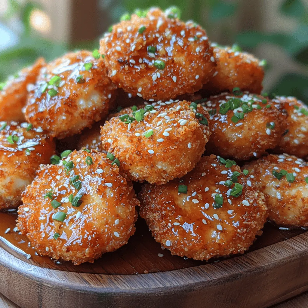 If you're searching for a dish that combines the irresistible crunch of perfectly breaded chicken with a sweet and savory glaze, look no further than Crunchy Honey Garlic Chicken Bites. This delectable recipe offers a delightful fusion of flavors and textures that make it a crowd-pleaser, whether you're hosting a family dinner, throwing a party, or serving up snacks on game day. The combination of crispy chicken coated in a luscious honey garlic sauce is not only mouthwatering but also incredibly satisfying.