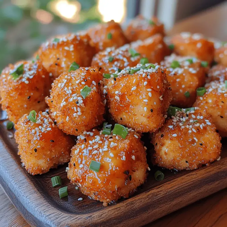 If you're searching for a dish that combines the irresistible crunch of perfectly breaded chicken with a sweet and savory glaze, look no further than Crunchy Honey Garlic Chicken Bites. This delectable recipe offers a delightful fusion of flavors and textures that make it a crowd-pleaser, whether you're hosting a family dinner, throwing a party, or serving up snacks on game day. The combination of crispy chicken coated in a luscious honey garlic sauce is not only mouthwatering but also incredibly satisfying.