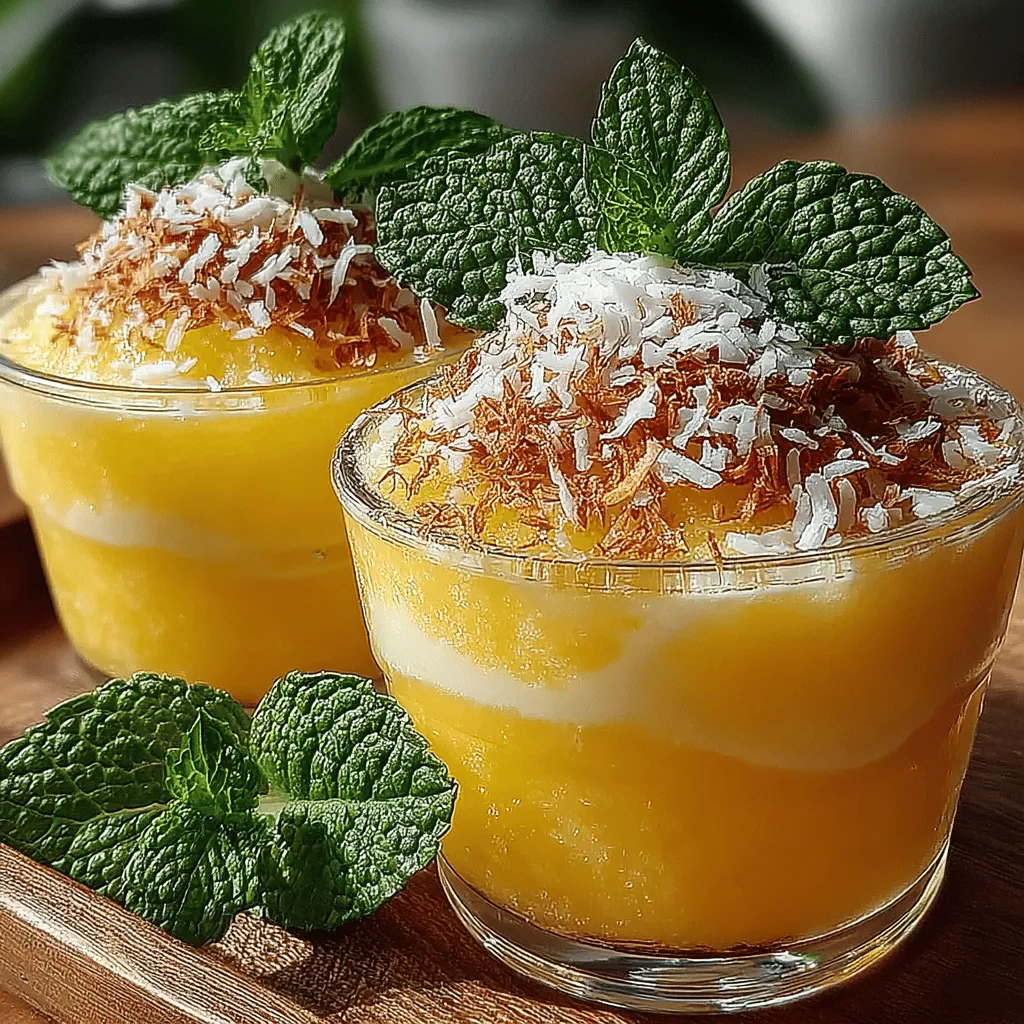 As the sun graces us with its warmth and the days stretch longer, the craving for refreshing desserts becomes irresistible. The allure of tropical flavors transports us to sun-soaked beaches and swaying palm trees, making every bite a delightful escape. Among these tropical delights, Frozen Pineapple Coconut Cups stand out as a simple yet enchanting treat. They are not only perfect for warm days but also serve as a guilt-free snack that can be enjoyed by all ages. This recipe harnesses the power of fresh ingredients, creating a creamy and satisfying experience with every spoonful.