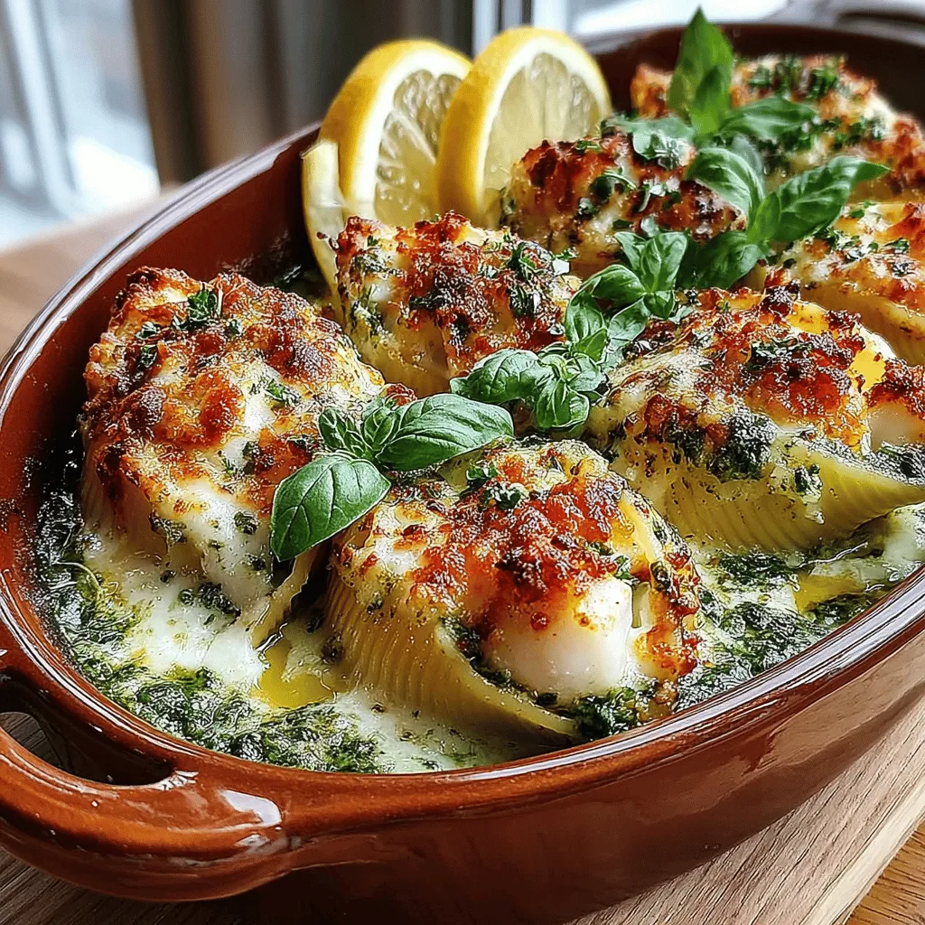 Welcome to a culinary adventure that tantalizes the senses and brings the flavors of Italy right to your kitchen. This article features a delightful recipe for Zesty Lemon Ricotta Stuffed Shells with Basil Pesto, a dish that seamlessly combines the creaminess of ricotta and mozzarella with the refreshing zest of lemon and the aromatic charm of basil. Perfect for a family dinner or a gathering with friends, these stuffed shells are sure to impress. In this comprehensive guide, we’ll explore the ingredients, the preparation steps, and the delightful nuances that make this recipe a must-try.