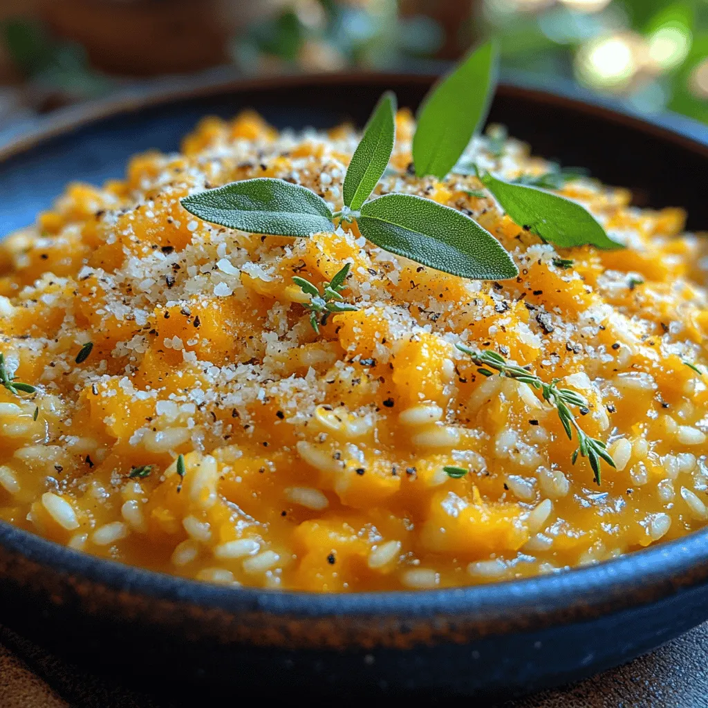 Plating your Velvet Butternut Squash Risotto is an essential step that can elevate the dish from a simple meal to a stunning culinary experience. Here are some tips for visually appealing plating: