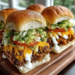 Crispy Cheddar Ranch Chicken Sliders are a culinary delight that marries crispy texture with savory flavors, making them an ideal choice for various occasions. Whether you’re hosting a game day party, gathering family for a weekend meal, or simply looking for a quick and satisfying weeknight dinner, these sliders are sure to impress. This recipe is not only delicious but also straightforward, with easy-to-find ingredients and clear instructions that will turn any home cook into a culinary hero.