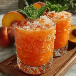 Preparing fresh peaches for your iced tea slush begins with slicing and pitting them properly. Here’s a simple method to ensure you get the most out of your fruit:
