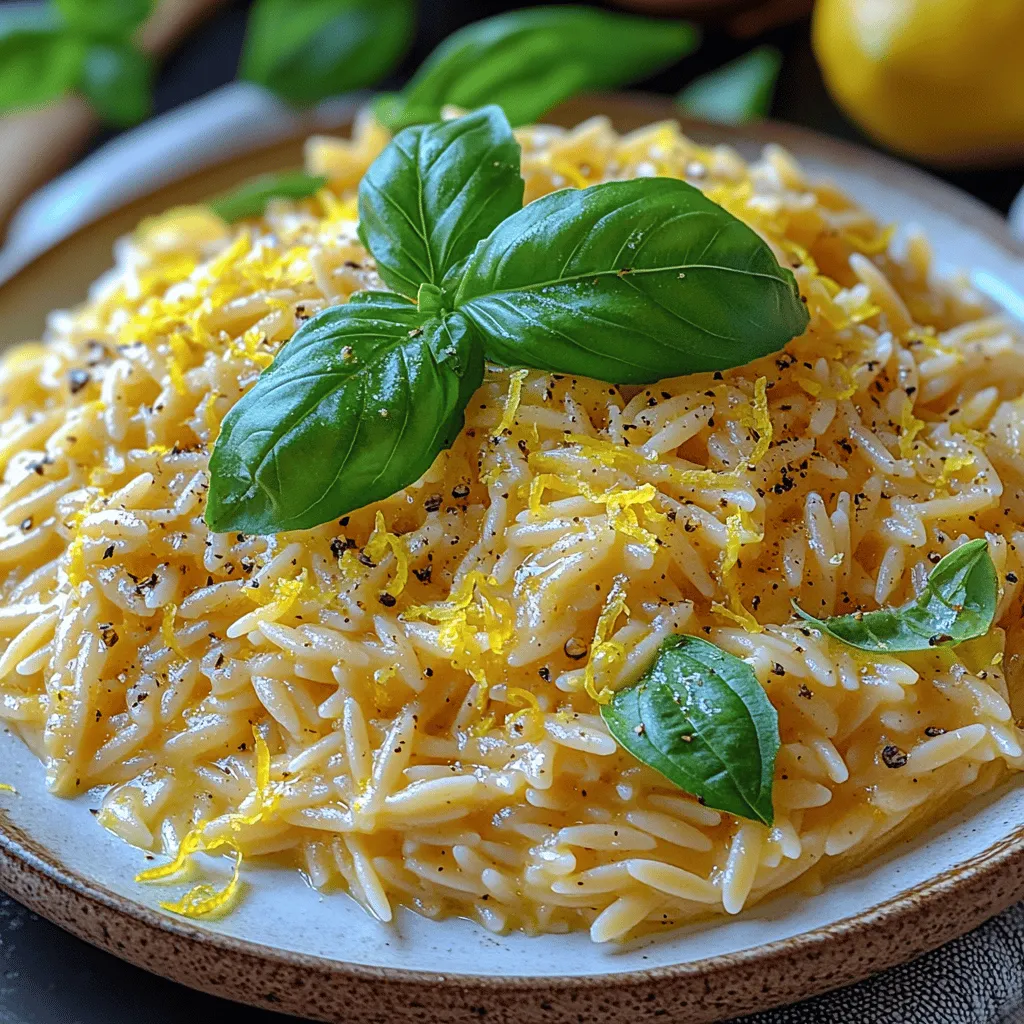 Lemony Bliss Orzo is a delightful and refreshing dish that brings a burst of flavor to your dining table. This vibrant pasta dish combines the delicate texture of orzo with the zesty brightness of lemon, making it a perfect choice for both casual meals and elegant gatherings. Its versatility allows it to serve as a main course or a side dish, appealing to a wide range of palates.