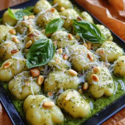 Gnocchi, those tender, pillowy dumplings, have earned a beloved place in the hearts of pasta enthusiasts around the world. With roots deeply embedded in Italian cuisine, gnocchi has transcended its origins to become a staple in homes and restaurants alike. These delightful morsels are not only celebrated for their comforting texture but also for their versatility, pairing beautifully with a variety of sauces. Among these, basil pesto stands out as a classic Italian sauce, bursting with vibrant flavors and aromatic herbs.