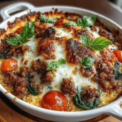 When it comes to comfort food, few dishes can compete with the hearty and nutritious offering of a Cheesy Spinach and Sausage Quinoa Bake. This delicious recipe combines the wholesome goodness of quinoa with the vibrant flavors of spinach and the savory richness of sausage, creating a dish that is not only satisfying but also packed with nutrients. Whether you're preparing a family dinner, looking for a meal prep option, or hosting a gathering with friends, this quinoa bake is sure to impress with its balanced flavors and appealing texture.